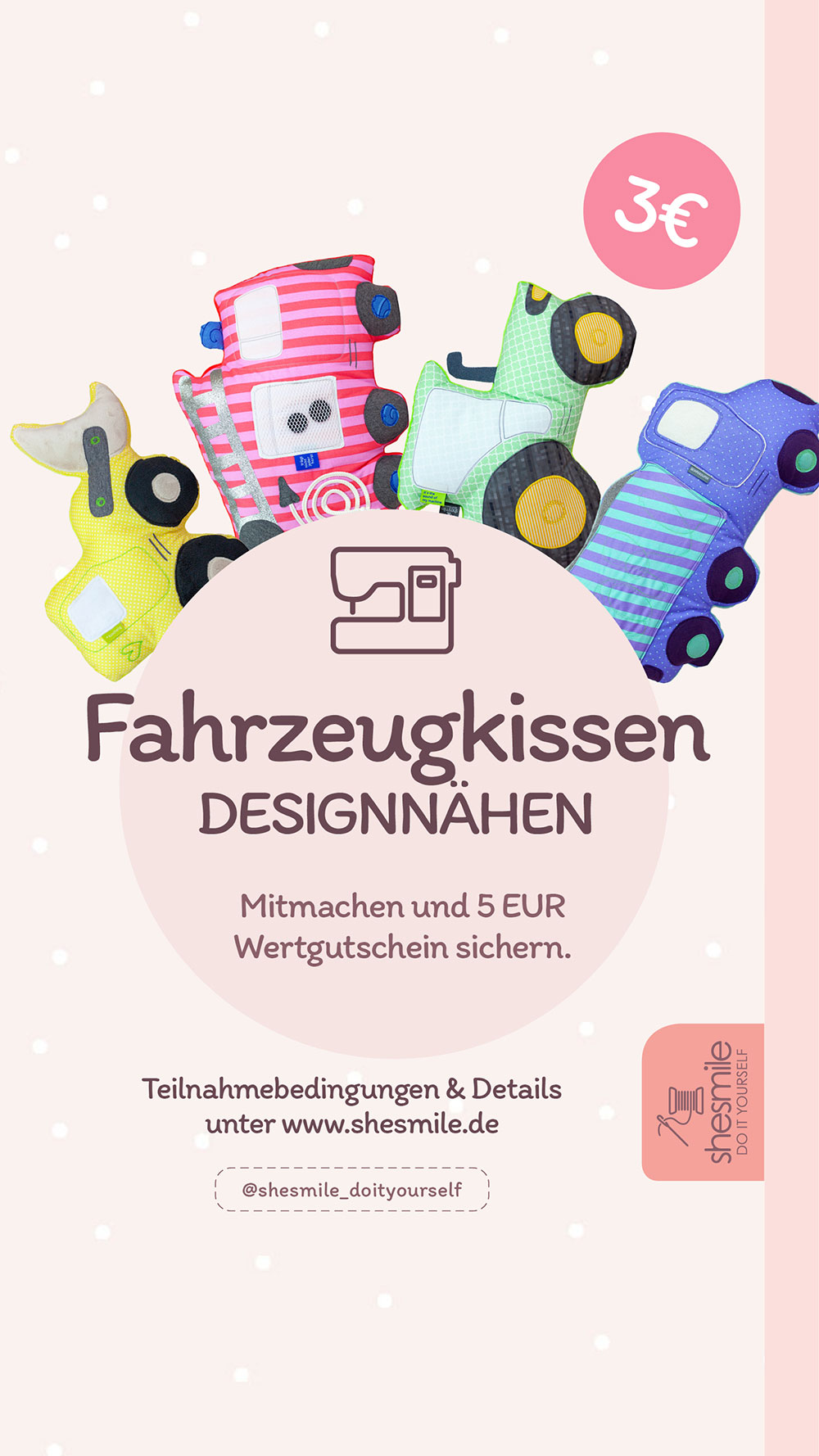 fahrzeug kuschelkissen designnaehen shesmile diy story 1