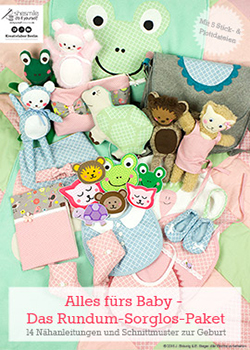 Alles fürs Baby - E-Book Set mit 14 PDF-E-Books. Ein Gemeinschaftsprojekt von shesmile und Kreativlabor Berlin