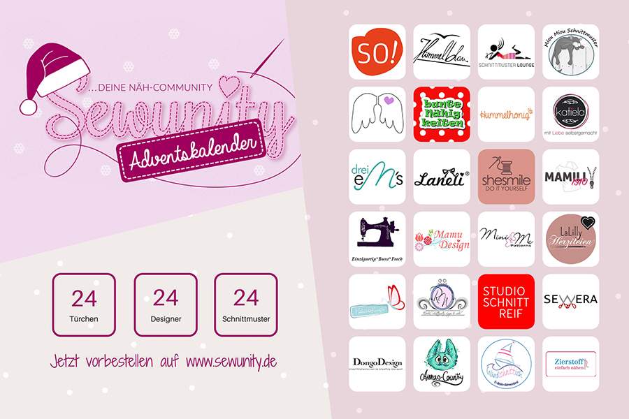 shesmile ist dabei beim Sewunity Adventskalender 2019 #sewunited