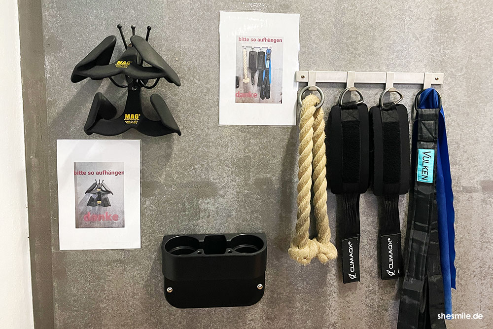 Ordnung im Fitness Studio steht bei Andreas Beckenlechner an 1. Stelle