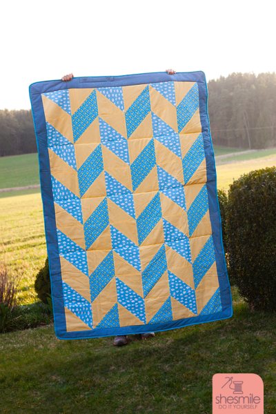 Patchworkdecke "Gerda Gemütlich"