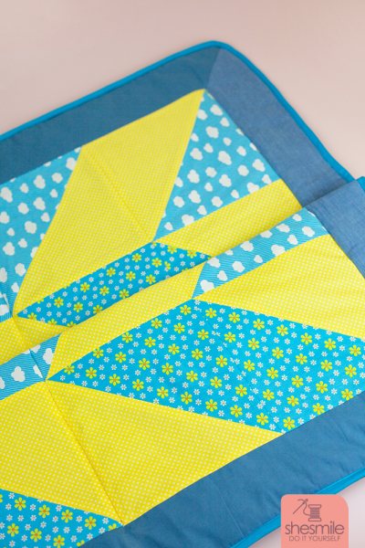Patchworkdecke "Gerda Gemütlich"