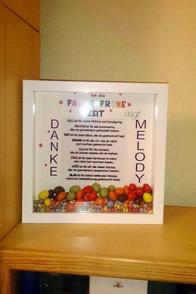 Kunterbunte Dankesgeschenke