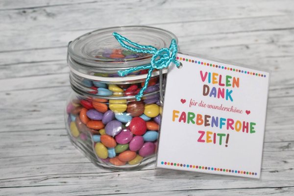 Kunterbunte Dankesgeschenke