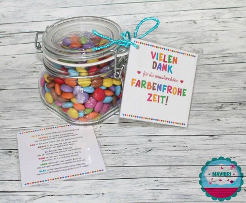 Kunterbunte Dankesgeschenke