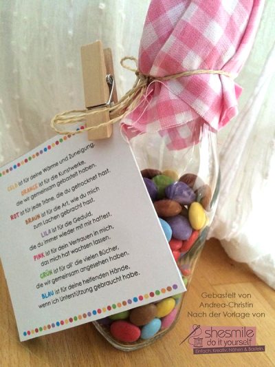 Kunterbunte Dankesgeschenke