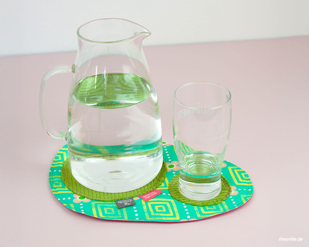glasuntersetzer karaffe shesmile diy schnittmuster naehen 007 b
