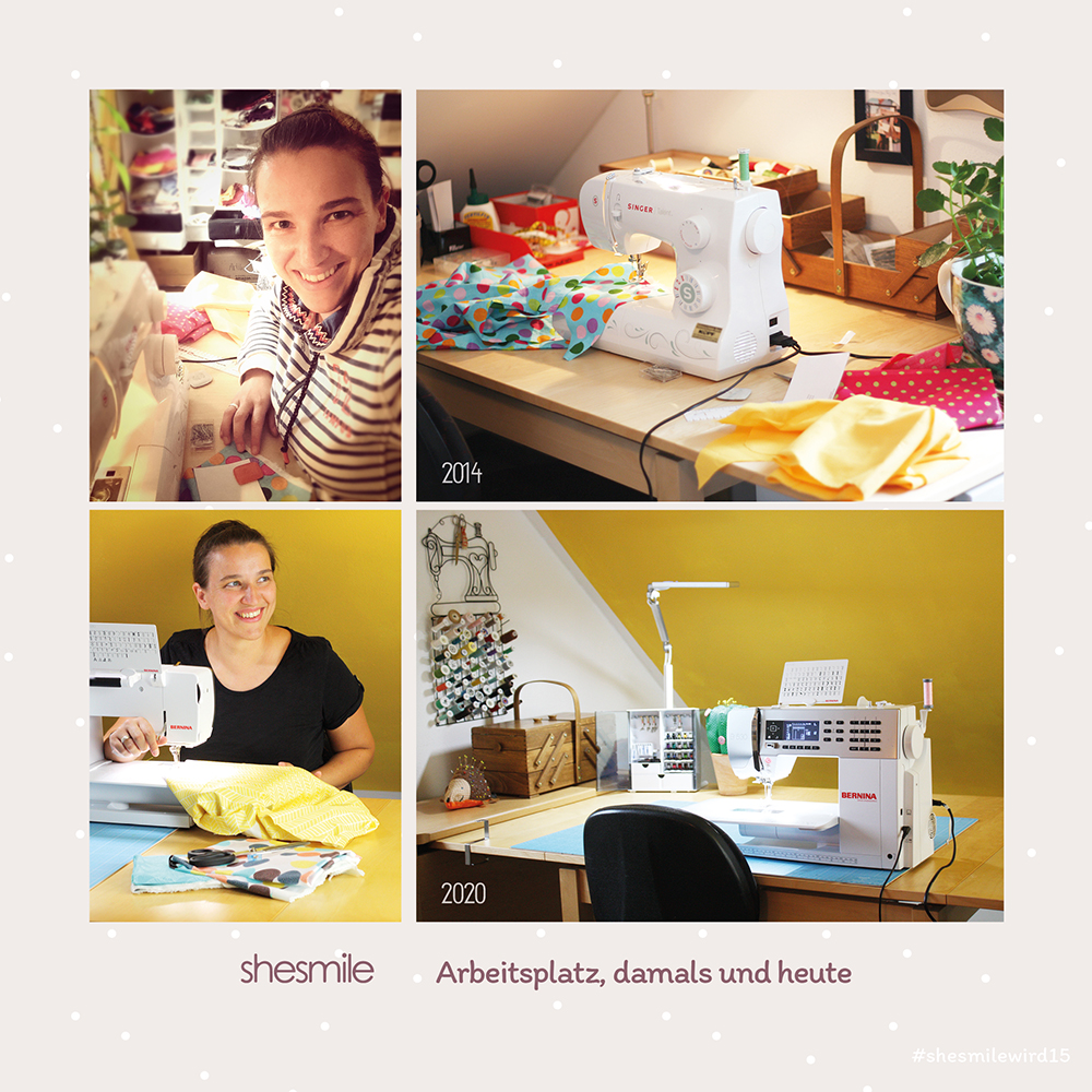Jubiläumswoche mit fetten Rabatten, Gewinnspiel und Mitmachaktion! Einfach. Kreativ. 15 Jahre shesmile!