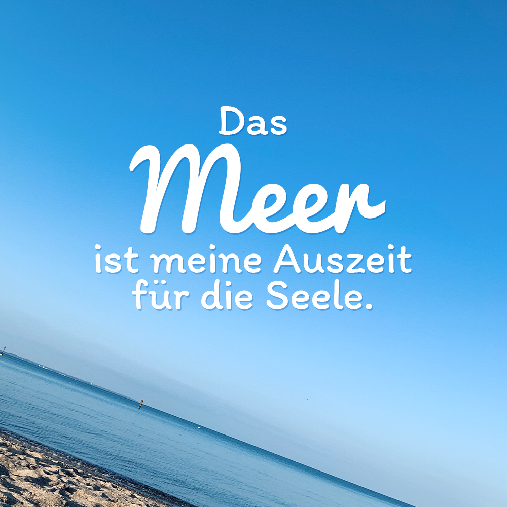 Das Meer ist meine Auszeit für die Seele. Ein Bewerbungsbeitrag bei der Rentenkasse zur Beantragung einer Brustkrebs Anschlussheilbehandlung (AHB) am Meer. Warum ich ans Meer fahren möchte um gesund zu werden!