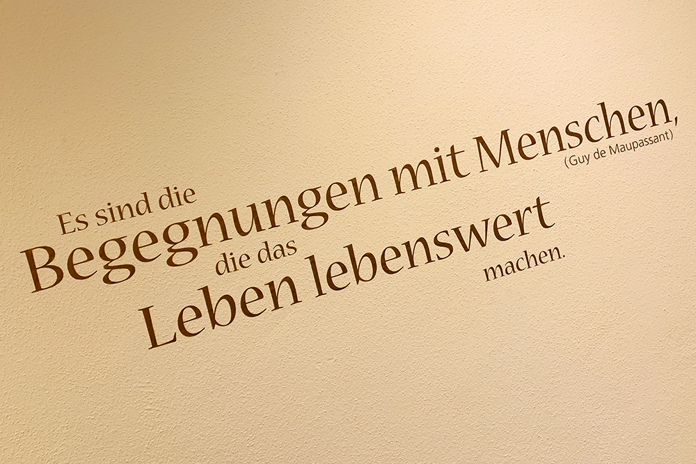 Es sind die Begegnungen mit Menschen, die das Leben lebenswert machen. (Guy de Maupassant)