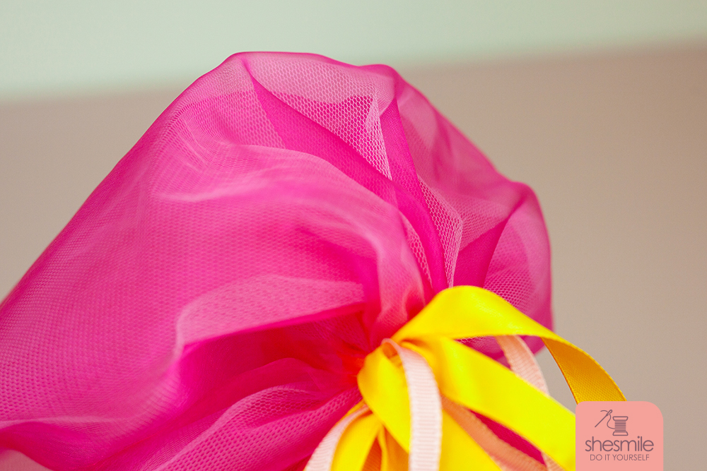 Ein Mix aus Organza und Tüll