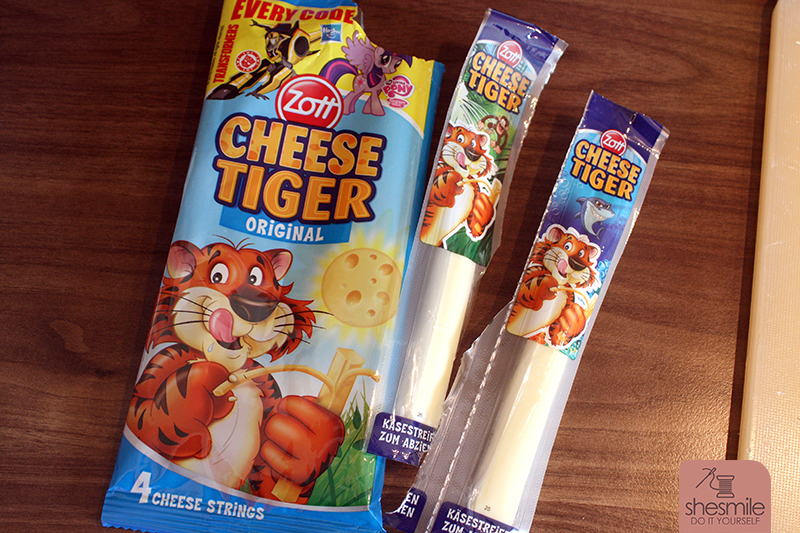 Käsebesen aus "Tigerkäse" fürs Kindergeburtstagsbuffet - So schnell und einfach gehts!