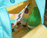 Rucksack MidiKlapPack - Das Herzstück der KlapPack-Serie. Kleiner als groß und XXL, größer als klein und mittel - Midi eben (Nähanleitung & Schnittmuster als PDF-E-Book gestaltet von shesmile) Stoffe von www.stoff.love