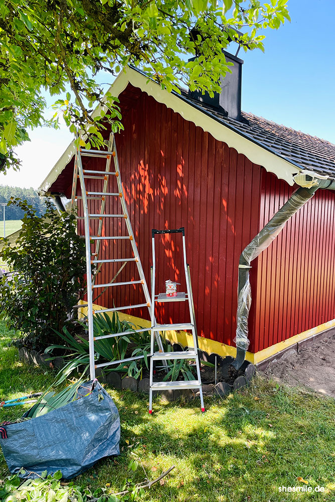 norweger haus bayern streichen garten shesmile diy 092