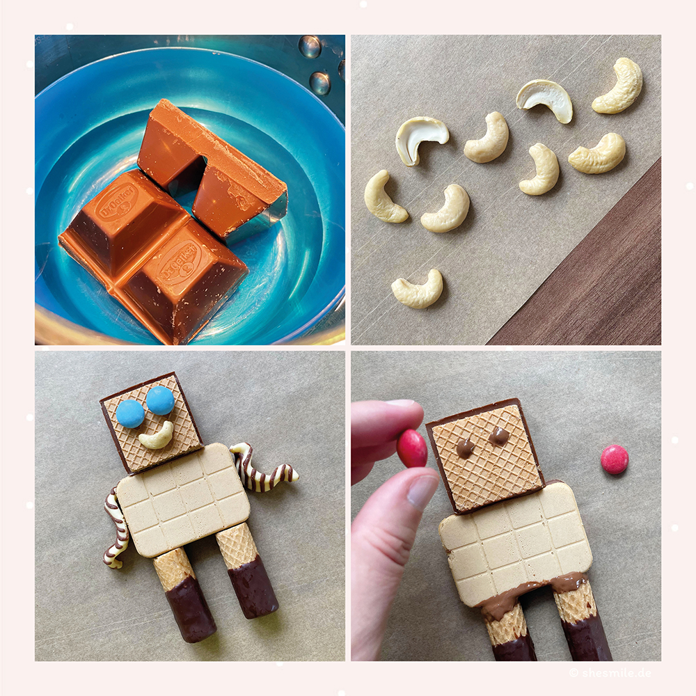 8 Plätzchen, 2 Smarties und ein halber Cashew-Kern