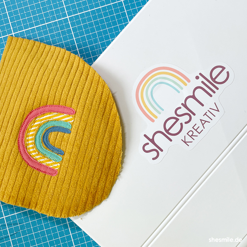 Regenbogen von shesmile als Applikation und Plotterdatei