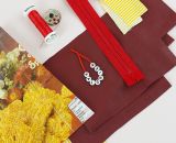 Plätzchentüte leer gefuttert? Näh' dir doch eine Tasche draus! Eine Tasche aus der leeren Spekulatius-Verpackung nähen! SonntagsDing