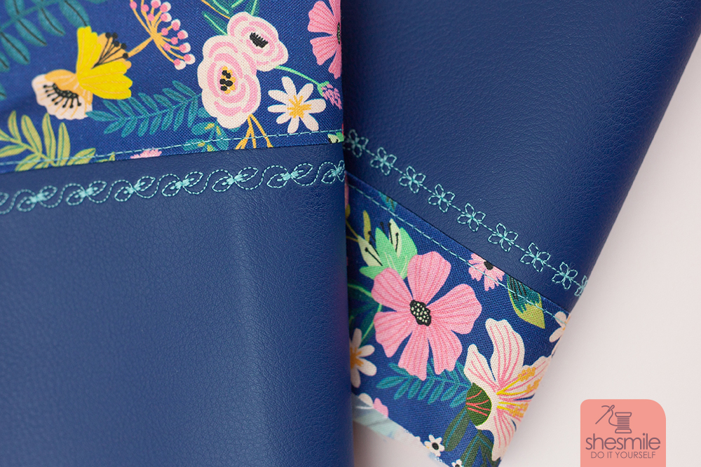 Unser Beitrag zur Vergessene Schätze Challenge im April zum Thema Floral. Ein Stiftemäppchen Lotta von shesmile als Mama-Tochter-Nähprojekt in den Ferien.