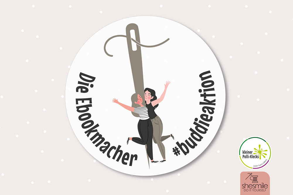 Ein Taschentier Dino mit Reißverschluss-Mund von Kleiner Polli-Klecks auf einem Frotteelo-Kulturbeutel aus Frottee von shesmile. Eine BuddieAktion von Die Ebookmacher.