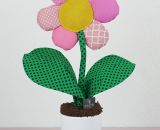 Nähanleitung und Schnittmuster gestaltet als PDF-E-Book von shesmile für Frieda Knopfblume. Die Zimmerpflanzen aus Stoff für das Kinderzimmer, Allergiker, Vielreisende, kranke und alte Menschen, schattige Plätzchen oder Pflanzendummies wie mich!