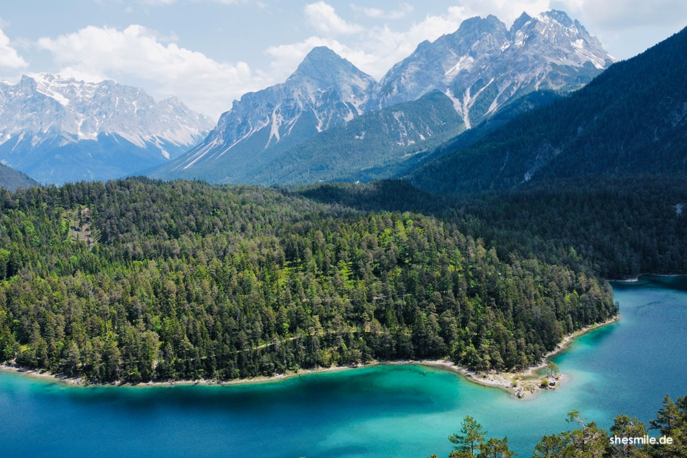 Blindsee mit Zugspitzblick