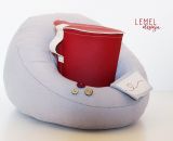Nähanleitung und Schnittmuster gestaltet als PDF-E-Book von shesmile für eine Küchenmaschine Eins Zwei Brei aus Stoff mit Kochtopf und Bedienfeld. Wie die Mama nur aus Stoff können die Kleinen beim Kochen helfen.