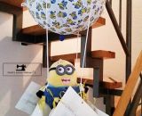 Adventskalender und Kinderzimmerdeko -Adventsballon- (Nähanleitung und Schnittmuster von shesmile) Geschenk zur Geburt, Taufe, Weihnachten oder Hochzeit.