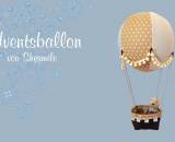 Adventskalender und Kinderzimmerdeko -Adventsballon- (Nähanleitung und Schnittmuster von shesmile)