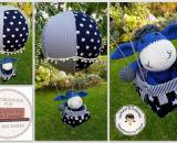 Adventskalender und Kinderzimmerdeko -Adventsballon- (Nähanleitung und Schnittmuster von shesmile)