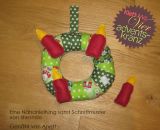 Adventskranz - Klett mal Vier (Eine Nähanleitung samt Schnittmuster von shesmile)