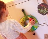 Adventskranz aus Stoff - Klett mal Vier (Nähanleitung und Schnittmuster von shesmile)