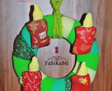 Adventskranz aus Stoff Klett mal Vier (Eine DIY-Nähanleitung mit Schnittmuster von shesmile) Ein Adventskranz ohne Feuer zum Spielen. Ideal für Kindergarten, Mama-Kind-Gruppen oder das Kinderzimmer. Außerdem eine wunderschöne Weihnachtsdeko.