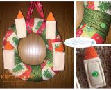 Adventskranz aus Stoff Klett mal Vier (Eine DIY-Nähanleitung mit Schnittmuster von shesmile) Ein Adventskranz ohne Feuer zum Spielen. Ideal für Kindergarten, Mama-Kind-Gruppen oder das Kinderzimmer. Außerdem eine wunderschöne Weihnachtsdeko.