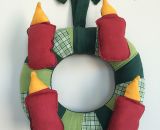 Adventskranz - Klett mal Vier (Eine Nähanleitung samt Schnittmuster von shesmile)