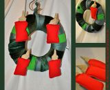 Adventskranz - Klett mal Vier (Eine Nähanleitung samt Schnittmuster von shesmile)