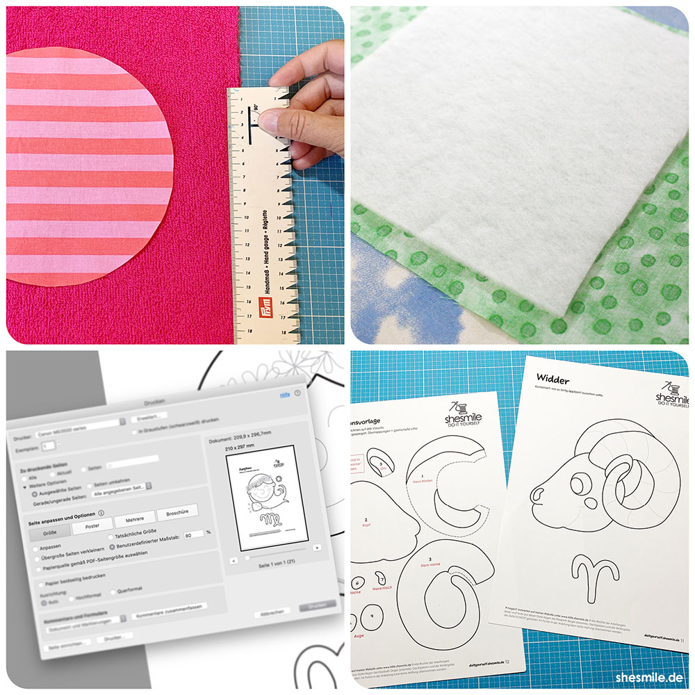 applizieren vliesofix shesmile diy 1