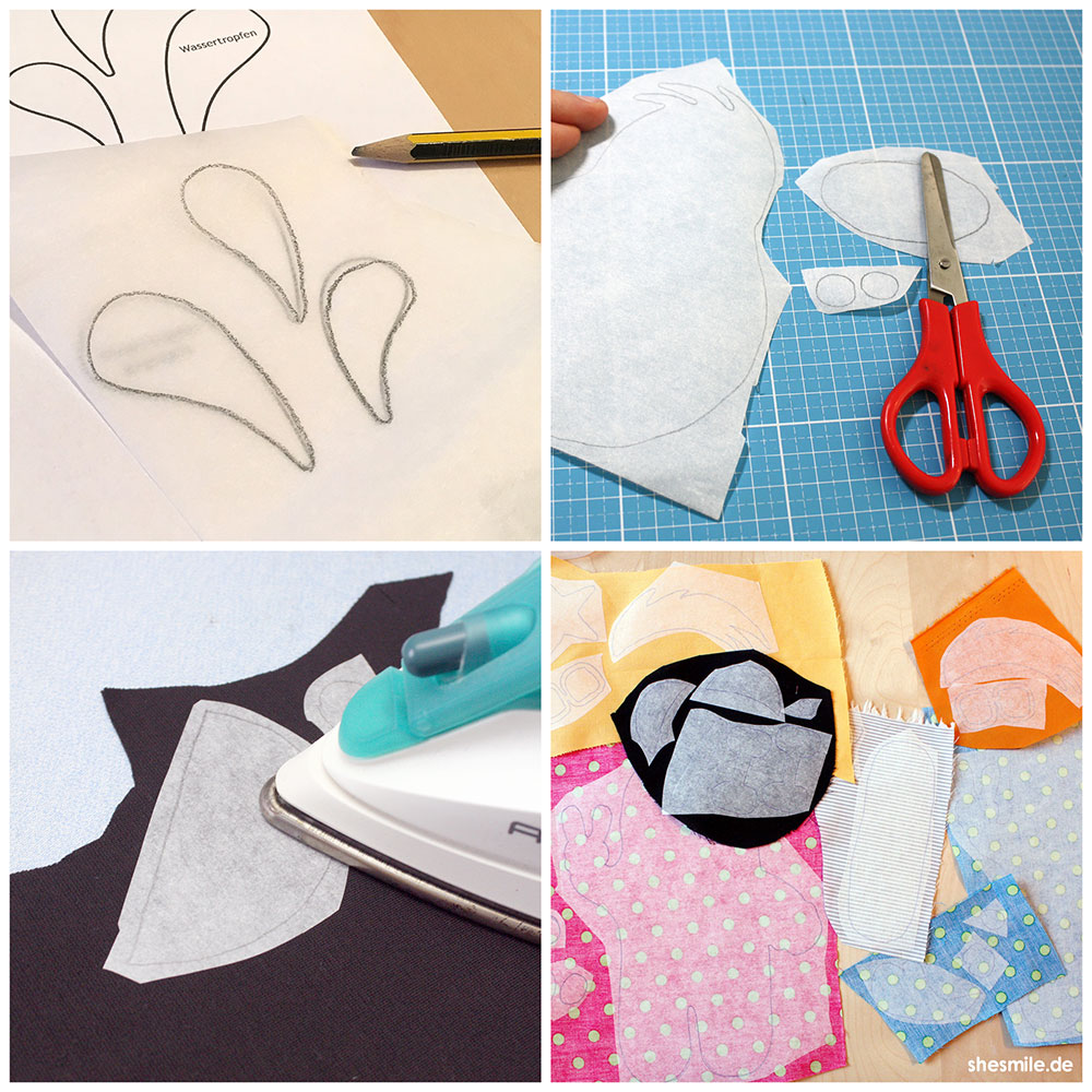 applizieren vliesofix shesmile diy 2