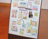 Adventskalender - Bildertürchen (Bastelanleitung und Druckvorlage von shesmile)