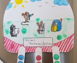 Bastelanleitung und Druckvorlage gestaltet als PDF-E-Book von shesmile für einen Countdown für Ungeduldige. Kinderleicht Tage zählen bis zum großen Ereignis!