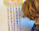 Bastelanleitung und Druckvorlage gestaltet als PDF-E-Book von shesmile für einen Countdown für Ungeduldige. Kinderleicht Tage zählen bis zum großen Ereignis!