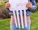 Bastelanleitung und Druckvorlage gestaltet als PDF-E-Book von shesmile für einen Countdown für Ungeduldige. Kinderleicht Tage zählen bis zum großen Ereignis!