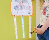 Bastelanleitung und Druckvorlage gestaltet als PDF-E-Book von shesmile für einen Countdown für Ungeduldige. Kinderleicht Tage zählen bis zum großen Ereignis!