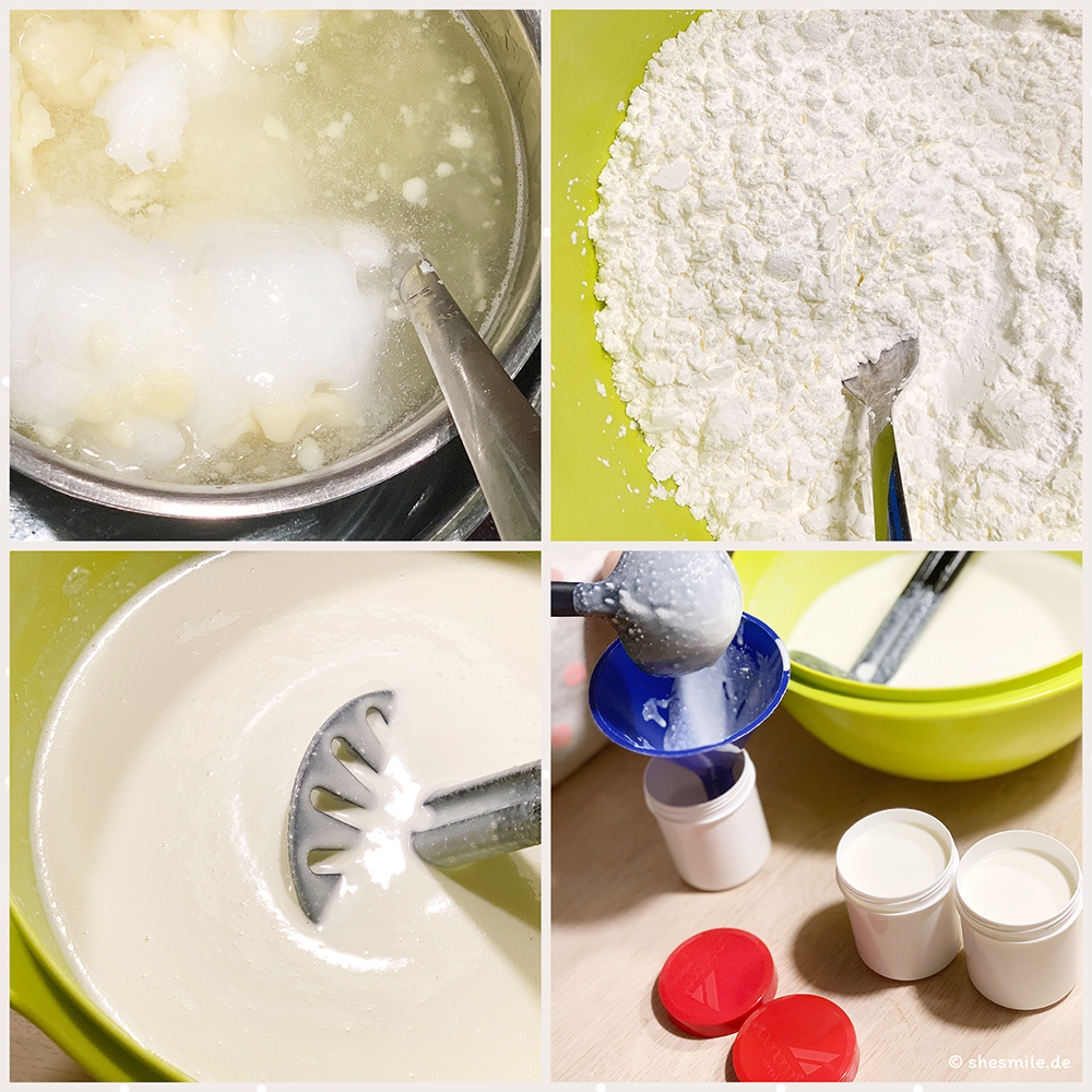 Ohne Hormone. Ohne Aluminium. DIY Deocreme einfach selber machen. Mein natürliches Lieblingsrezept mit Sheabutter, Zinkoxid, Kokosöl, Maismehl, Natron, Salbeiöl und Limettenöl.