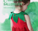 Kostüm - Erdbeere Ballonkleid (Nähanleitung für alle Größen von shesmile)