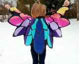 Nähanleitung und Schnittmuster gestaltet als PDF-E-Book von shesmile zum Nähen eines Eulenkostüms aus Stoff. Mit Umhang und Gesichtsmaske. Passend für ein Eulenkostüm oder PJ Masks Eulette.