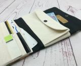 Nähanleitung und Schnittmuster gestaltet als PDF-E-Book von shesmile für einen großen Damen-Geldbeutel Frauenkram mit 6 Kartenfächern, 1 großem Münzfach und 2 großen Taschen für Scheine, Smartphone, Fotos und Zettel. Pattarina-Code inklusive!