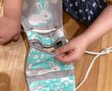 Nähanleitung und Schnittmuster gestaltet als PDF-E-Book von shesmile für einen kleinen Geldbeutel Kleinkram für Kinder, Damen und Herren. 3 Kartenfächer, ein Reißverschluss-Münzfach und zwei Steckfächer.