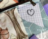Nähanleitung und Schnittmuster gestaltet als PDF-E-Book von shesmile für einen kleinen Geldbeutel Kleinkram für Kinder, Damen und Herren. 3 Kartenfächer, ein Reißverschluss-Münzfach und zwei Steckfächer.