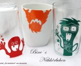Gru Sala Bim - die 3 Monsterfreunde (Plotterdatei, Illustration und Ausmalbild von shesmile) Die Kantenhocker passen perfekt auf Lichtschalter, Fensterbretter, Türrahmen oder Schranktüren. Aber auch Kinderkleidung, Taschen und Kissen können damit sch