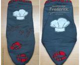 Handschuh Frederick (Eine Nähanleitung mit Schnittmuster von shesmile) Einheitsgröße. Ideal für Ofen und Grill. Ergebnisse aus dem Designnähen.